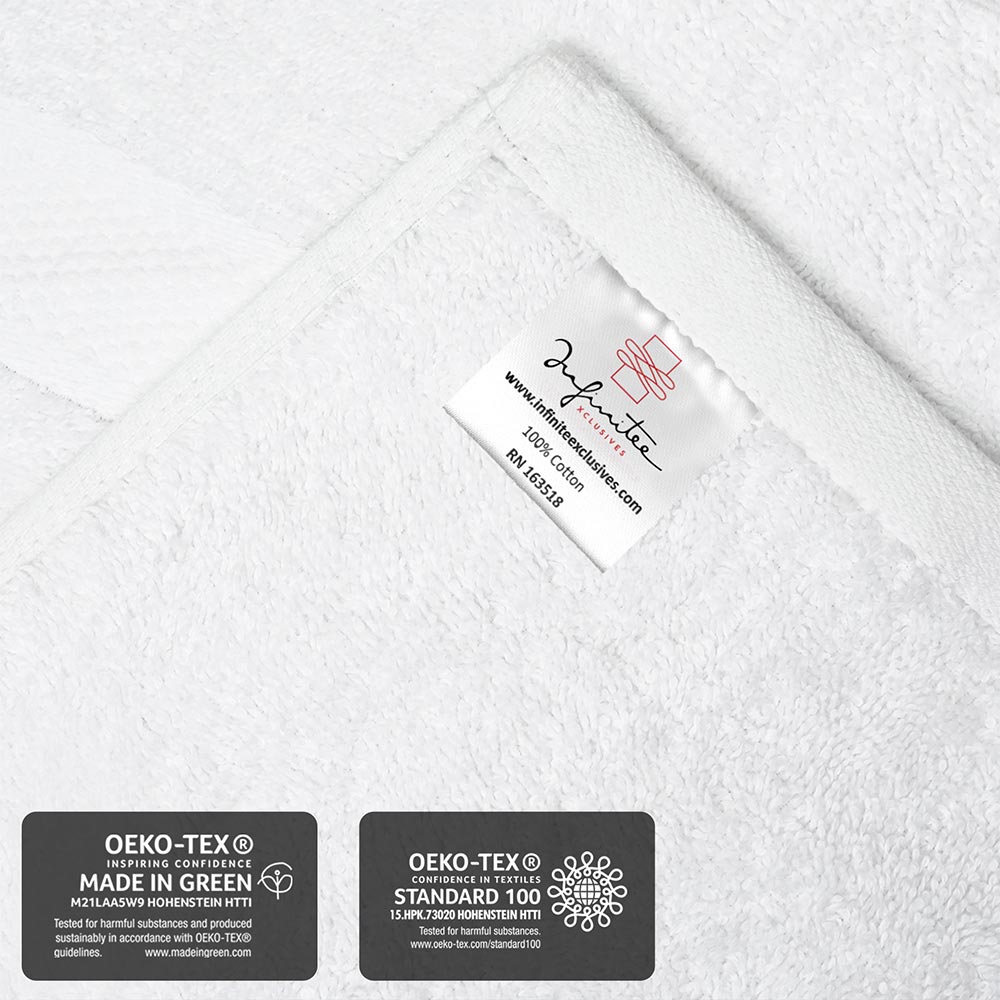 12 Pack Face Cloths |30x30 cm| 100% Cotton Wash Cloths - Ultra Soft & Highly Absorbent Fingertip Towels for Spa, Gym, Hotel & Bathroom - Tranquil Navy