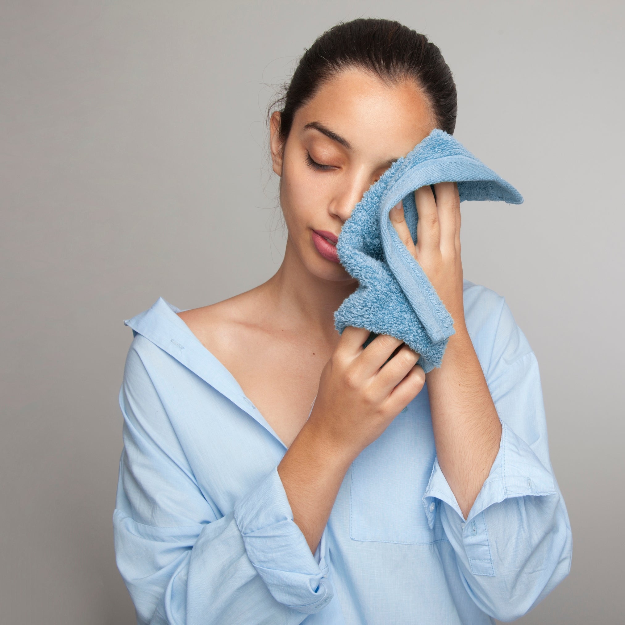 12 Pack Face Cloths |30x30 cm| 100% Cotton Wash Cloths - Ultra Soft & Highly Absorbent Fingertip Towels for Spa, Gym, Hotel & Bathroom - Tranquil Navy