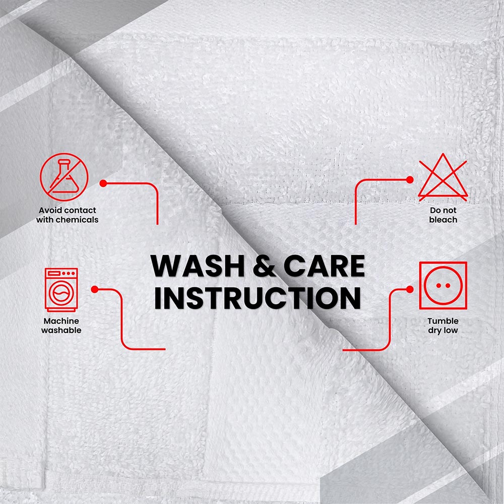 12 Pack Face Cloths |30x30 cm| 100% Cotton Wash Cloths - Ultra Soft & Highly Absorbent Fingertip Towels for Spa, Gym, Hotel & Bathroom - Brilliant White